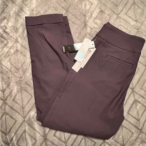 Tribal Pull on high rise, cuffed, straight leg trouser.